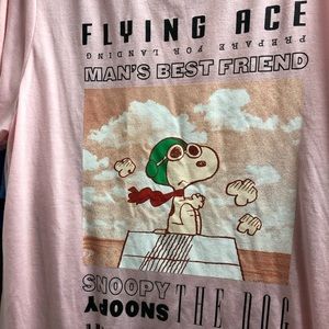 Short sleeve snoopy shirt (2X, fitted)